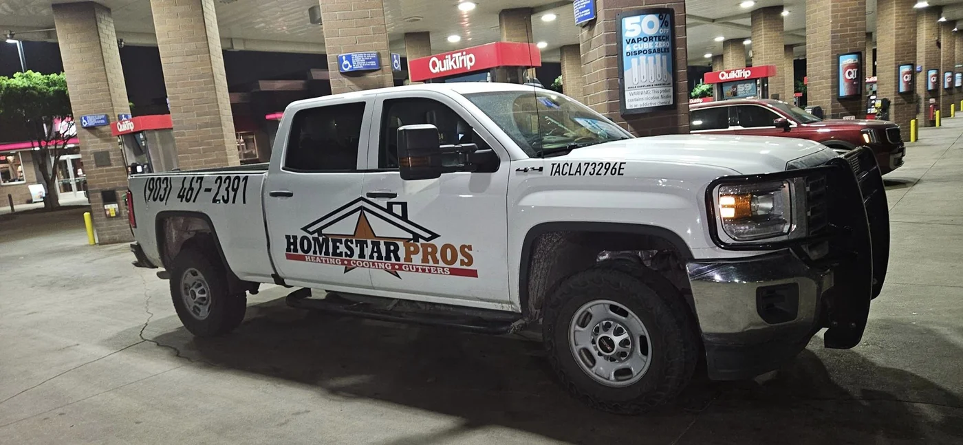 HomeStar Pros branded service truck